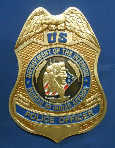 U. S. Department of Interior / Bureau of Indian Affairs Police Officer Seal